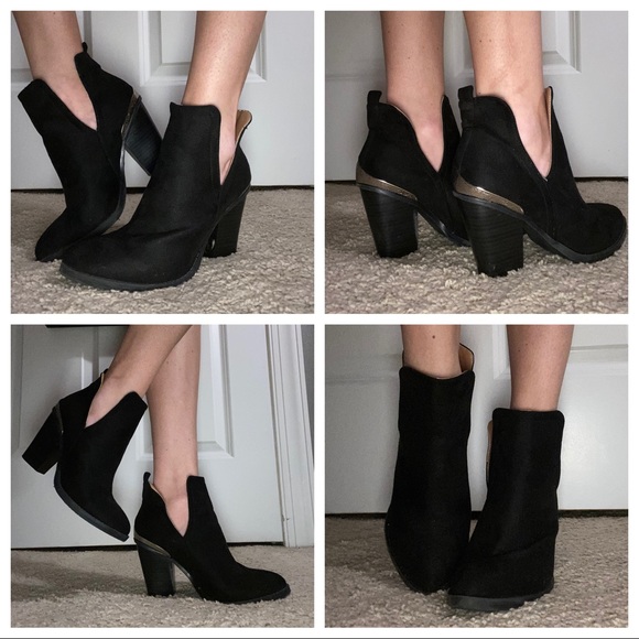 Charlotte Russe Shoes - Charlotte Russe V-Cut Booties